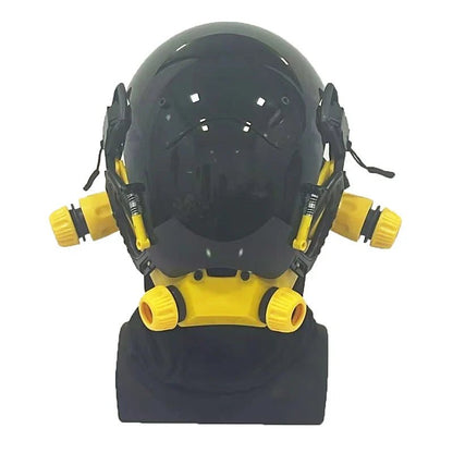 Cyberpunk Mask: Robocop-Style Futuristic Standard Model for Cosplay & Pa... — View 4