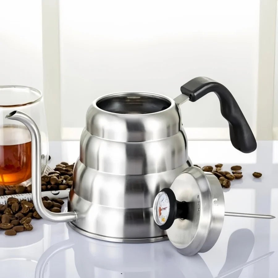 Professional Hand - Brewed Coffee Kettle with Thermometer l Hand Brewed Coffee Maker - GiftWave.co