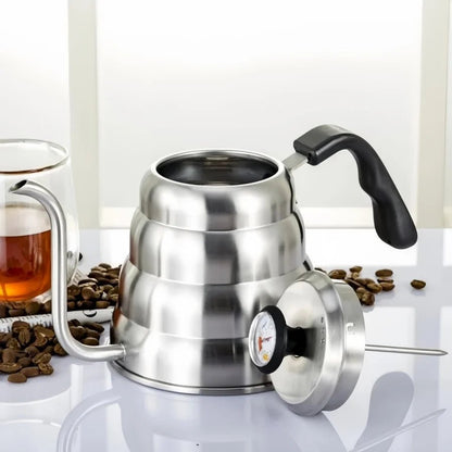Professional Hand - Brewed Coffee Kettle with Thermometer l Hand Brewed Coffee Maker - GiftWave.co