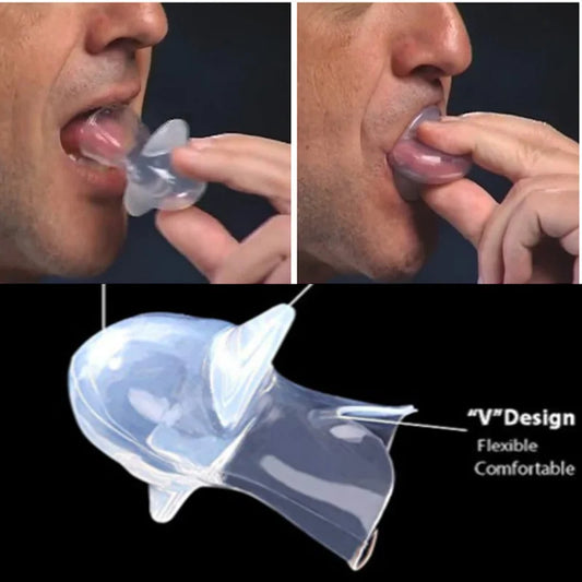 RespiQuiet™ Medical Anti Snore Device Tongue Retainer Mouthpiece to Stop Snoring (TRD) | Medical-Grade Snore Relief