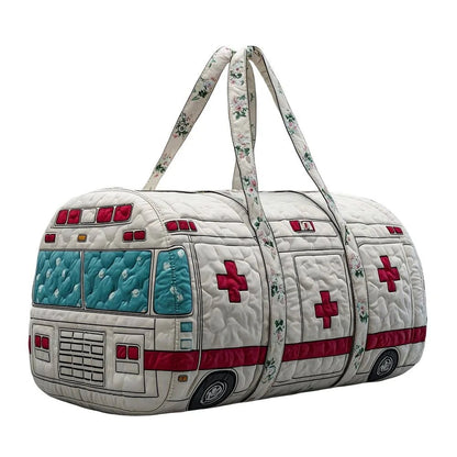 3D Frog Pattern Quilted Duffle Bag – Boho Weekender Travel Bag, Yoga Mat... — View 7