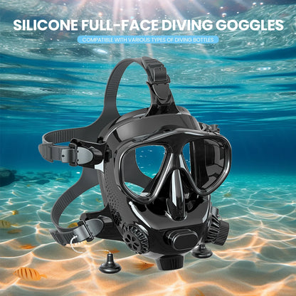 Full Face Diving Mask with Camera Mount