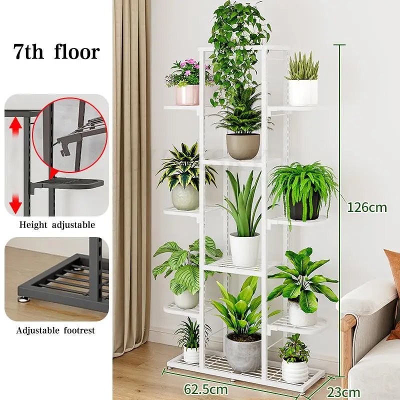 Professional Indoor/Outdoor Plant Stand – 5 - Tier & 7 - Tier Display Organizer - GiftWave.co