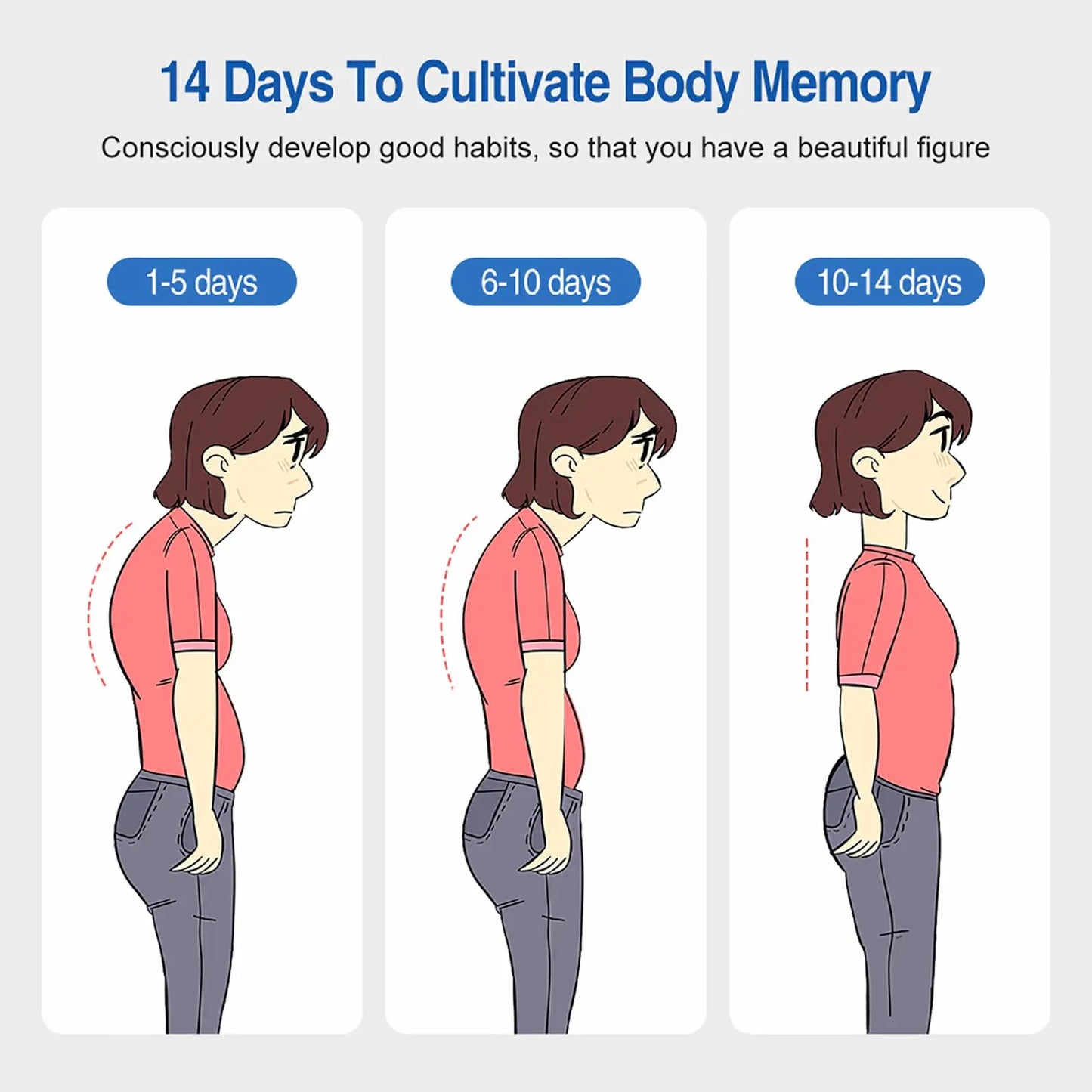 Smart Posture Corrector - Rechargeable Vibration Reminder for Hunchback - Adjustable Angle Training Belt - GiftWave.co