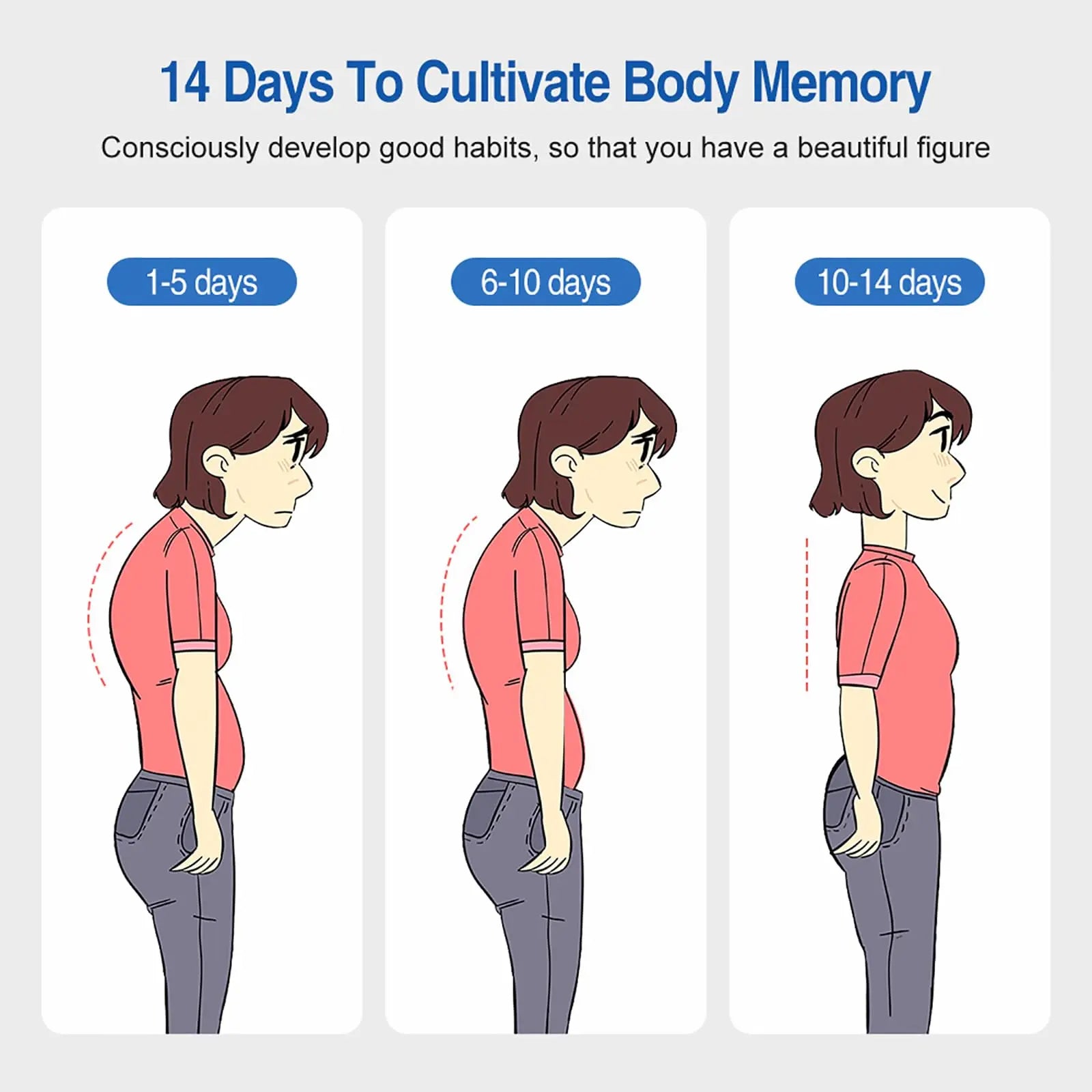 Smart Posture Corrector - Rechargeable Vibration Reminder for Hunchback - Adjustable Angle Training Belt - GiftWave.co