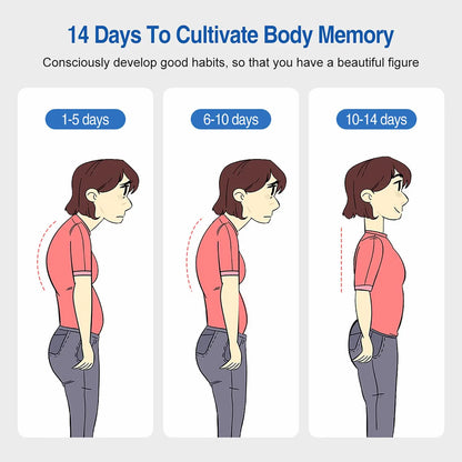 Smart Posture Corrector - Rechargeable Vibration Reminder for Hunchback - Adjustable Angle Training Belt - GiftWave.co
