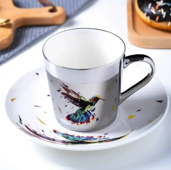 Luycho Anamorphic Mirror Reflection Cup | Locomotion Series Coffee & Tea Set