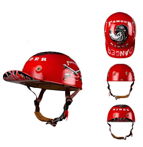 Motorcycle Helmet - Electric Vehicle Skateboard Riding Helmet