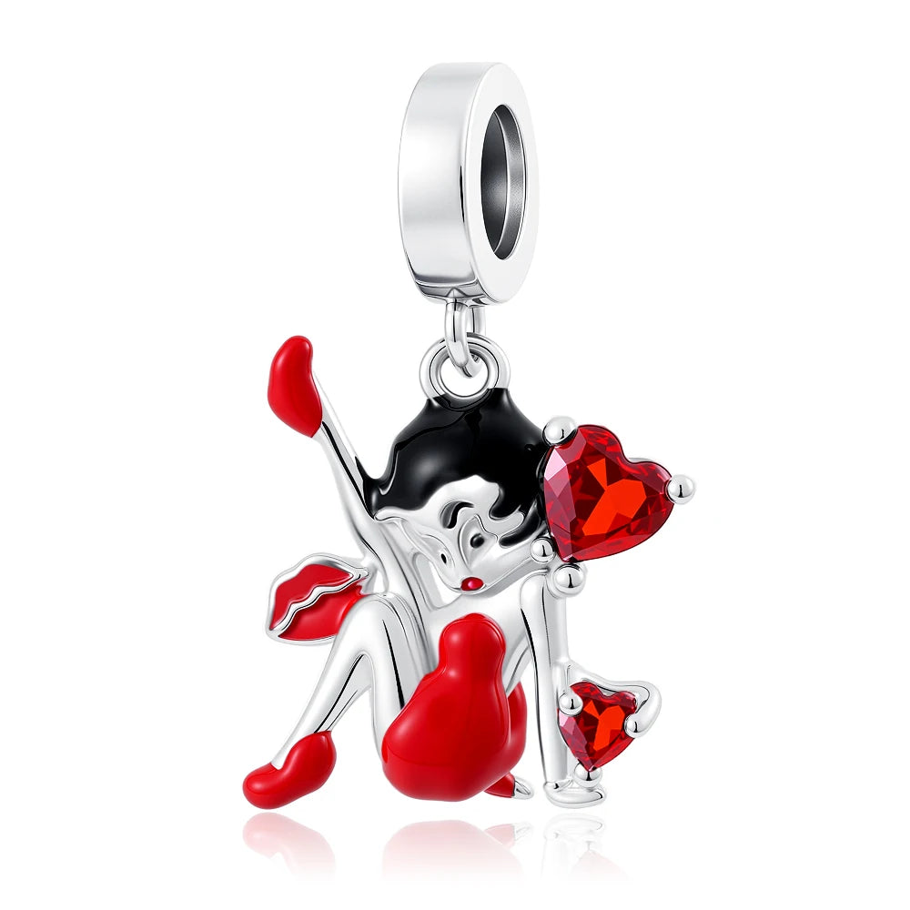 Miniso x Peanuts™ 925 Sterling Silver Snoopy Charm | Popcorn & Watermelon Edition