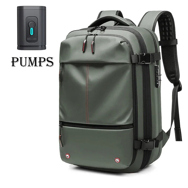 AeroVac™ 17-Inch Hybrid Compression Backpack | The Ultimate Space-Saver for 2026