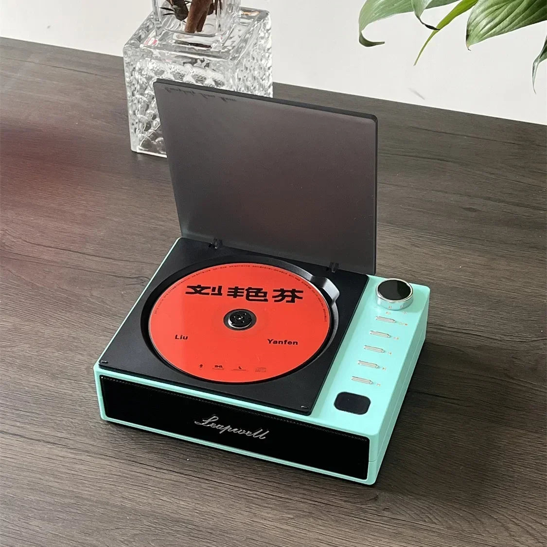 Portable CD Player Walkman Bluetooth 5.0 LCD Screen Built - In Speaker Anti - Skip USB - C Rechargeable Gift - GiftWave.co