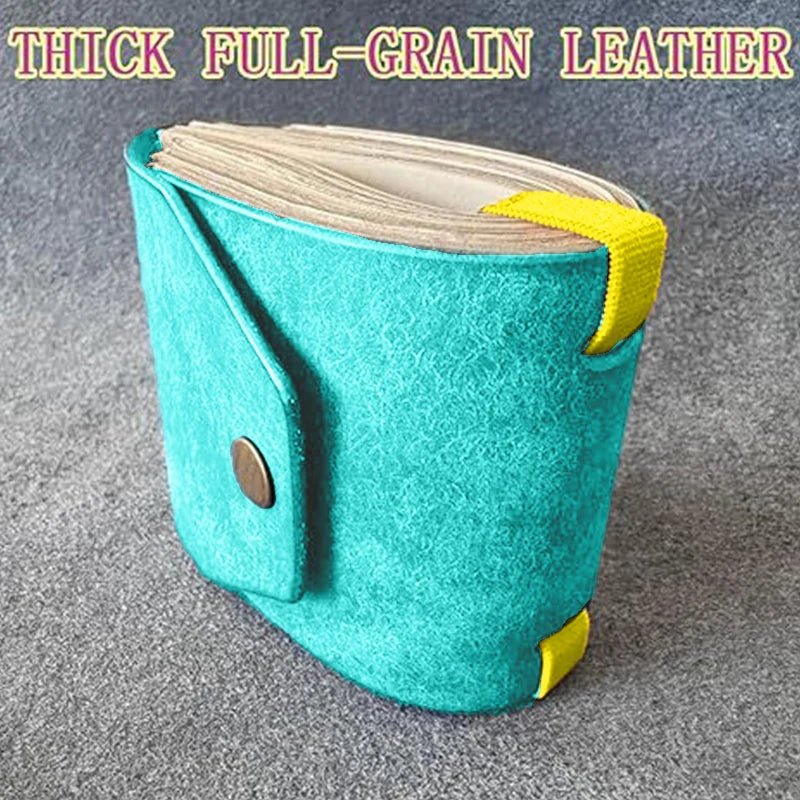 The Cash Wrap Leather Wallet – Luxury Compact Money Organizer & Fast Cash Access Holder - GiftWave.co