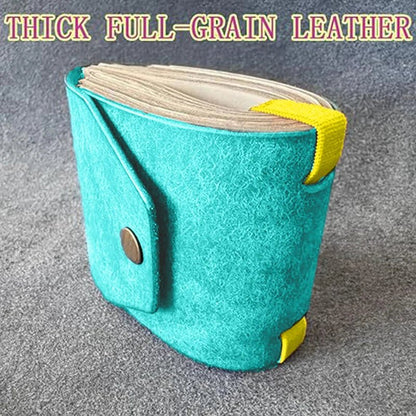 The Cash Wrap Leather Wallet – Luxury Compact Money Organizer & Fast Cash Access Holder - GiftWave.co
