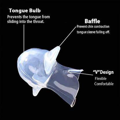 RespiQuiet™ Medical Anti Snore Device Tongue Retainer Mouthpiece to Stop Snoring (TRD) | Medical-Grade Snore Relief