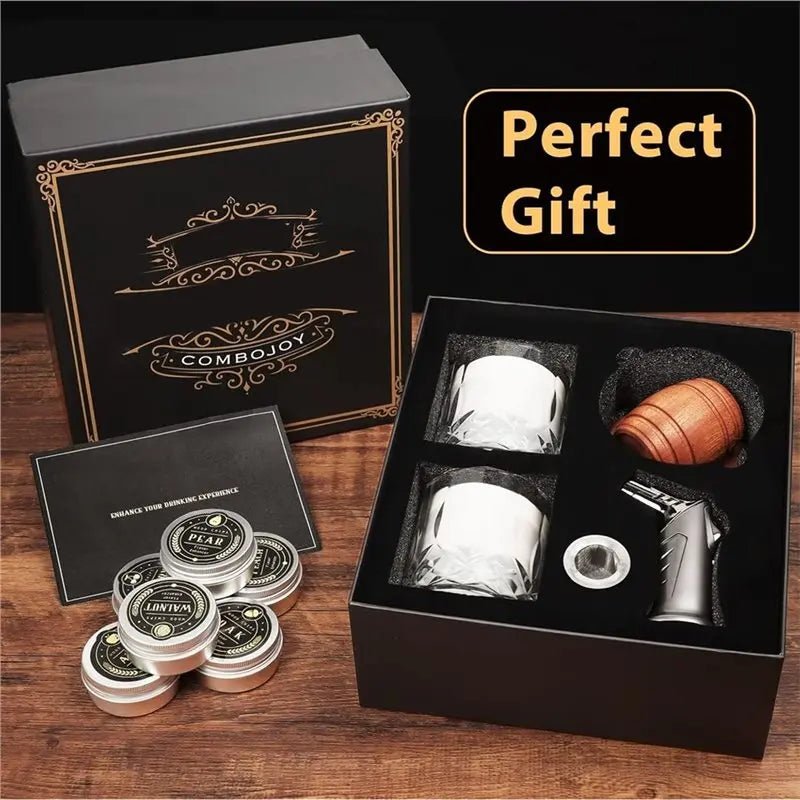 Cocktail Smoker Kit with Torch – Oak Smoke Top, 6 Wood Chip Flavors, Whi... — View 4