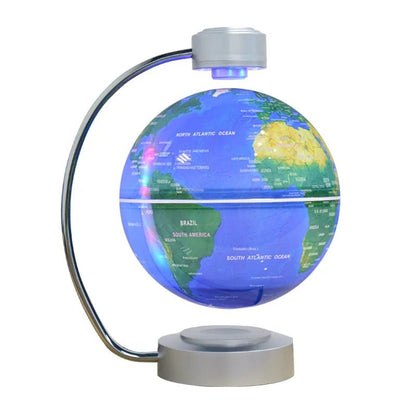 Levitating Globe 8" LED Luminous Floating World Map Globe Gift for Men Home Office - GiftWave.co