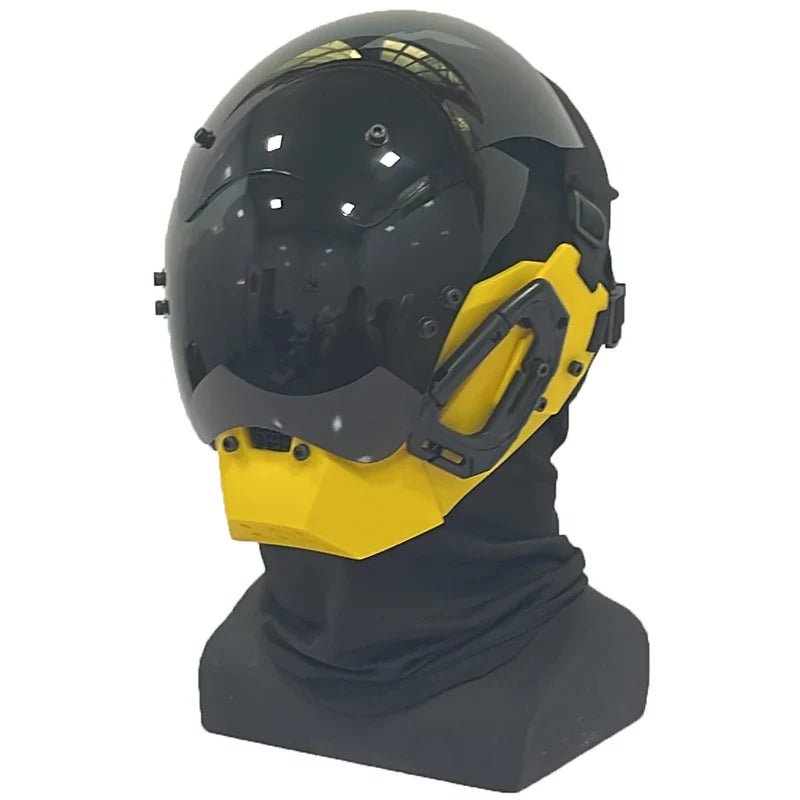 Cyberpunk Mask: Robocop-Style Futuristic Standard Model for Cosplay & Pa... — View 7