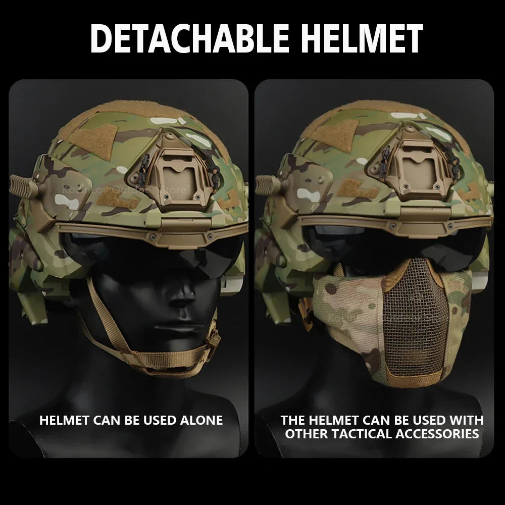 W-Ronin Assault Helmet | The Ultimate Tactical Headgear for High-Intensity Operations