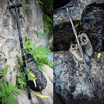 Multifunctional Survival Hiking Pole | The All-in-One Trail Companion