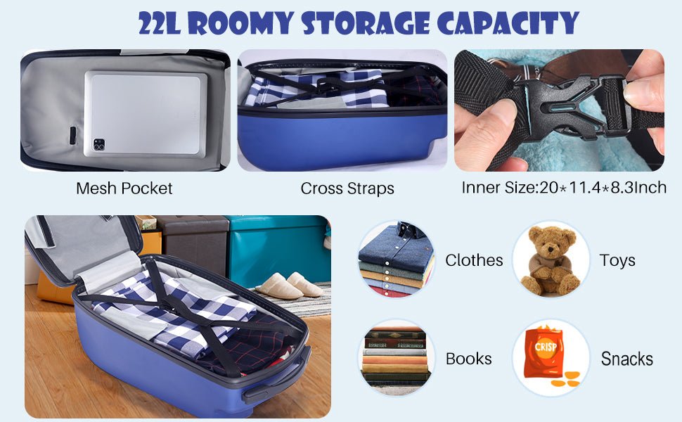 Scooter Suitcase - Best Rolling Detachable Luggage with Built - in Skateboard for Travel - GiftWave.co