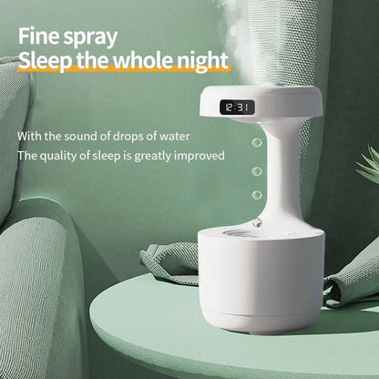 Anti - Gravity Reverse Flow Water - Drop Desktop Humidifier - Homebound Essentials