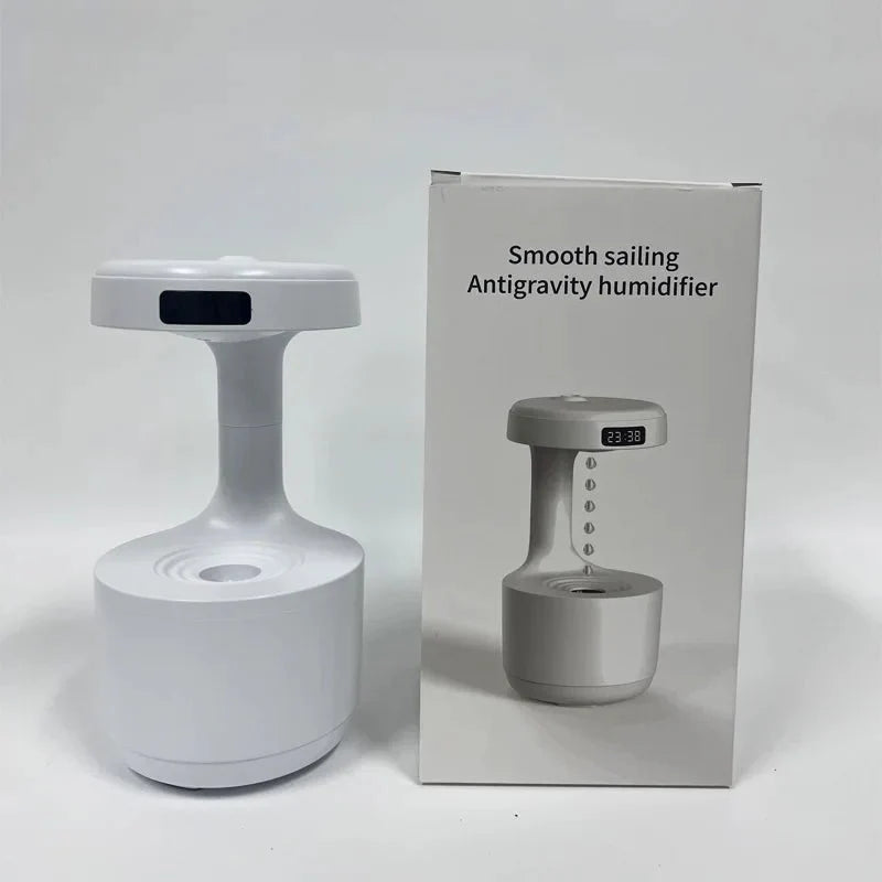 Anti - Gravity Reverse Flow Water - Drop Desktop Humidifier - Homebound Essentials