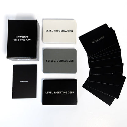 Deep Conversation Card Game 99 Question Cards 3 Levels Date Night Game N... — View 12