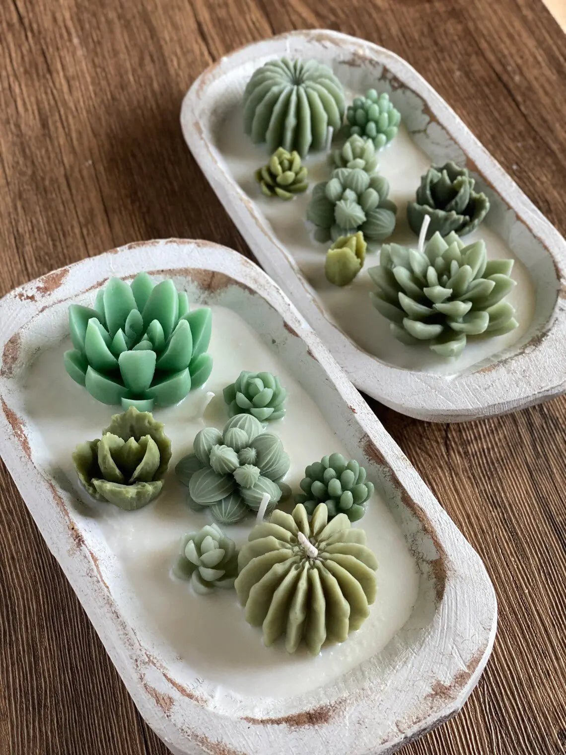 Arizona Dream Scented Cactus Garden Candle in Wooden Bowl — View 102