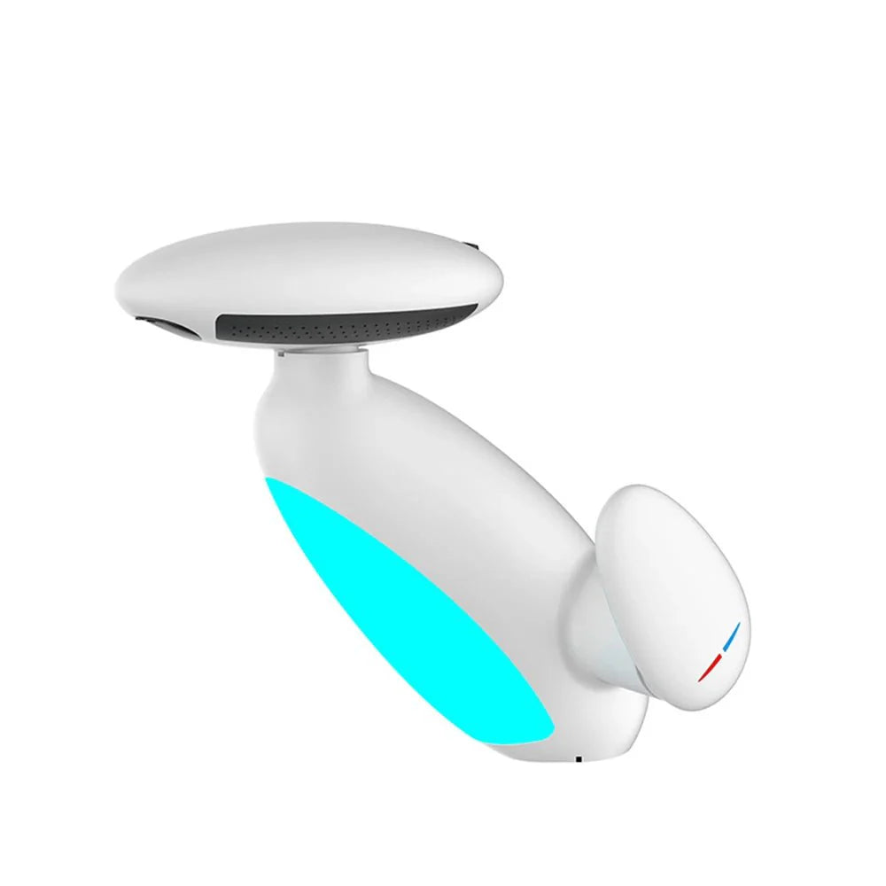 Basin Faucets: Gray Bathroom LED Sink Faucet with Pull - Out Spray - Homebound Essentials