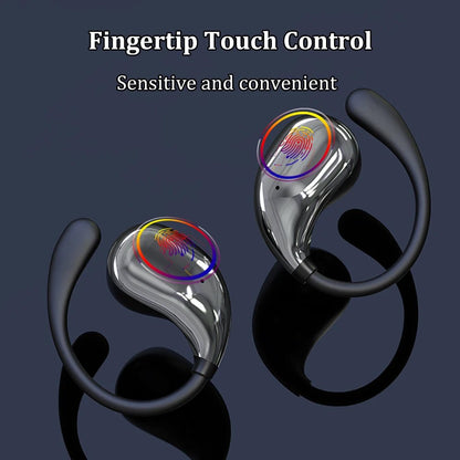 Ear Hook TWS Wireless Earbuds HiFi Stereo Waterproof Headphones LED Display — View 4