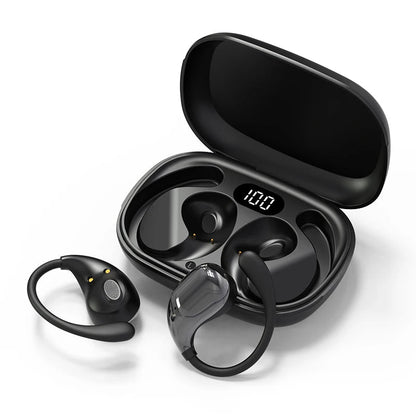 Ear Hook TWS Wireless Earbuds HiFi Stereo Waterproof Headphones LED Display — View 7