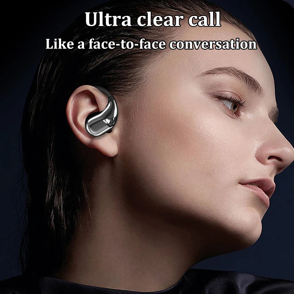 Ear Hook TWS Wireless Earbuds HiFi Stereo Waterproof Headphones LED Display — View 5