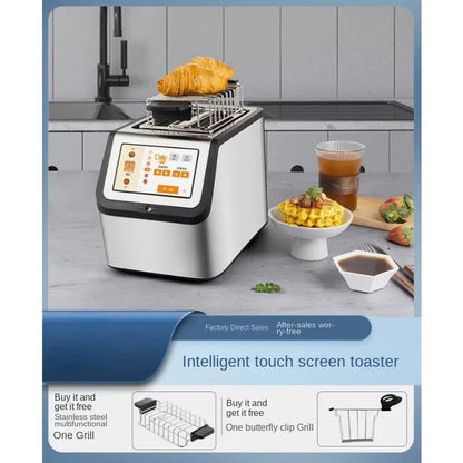 BrecoTouch Pro: High - Speed Smart Toaster for Perfectly Toasted Bread Every Time - Homebound Essentials
