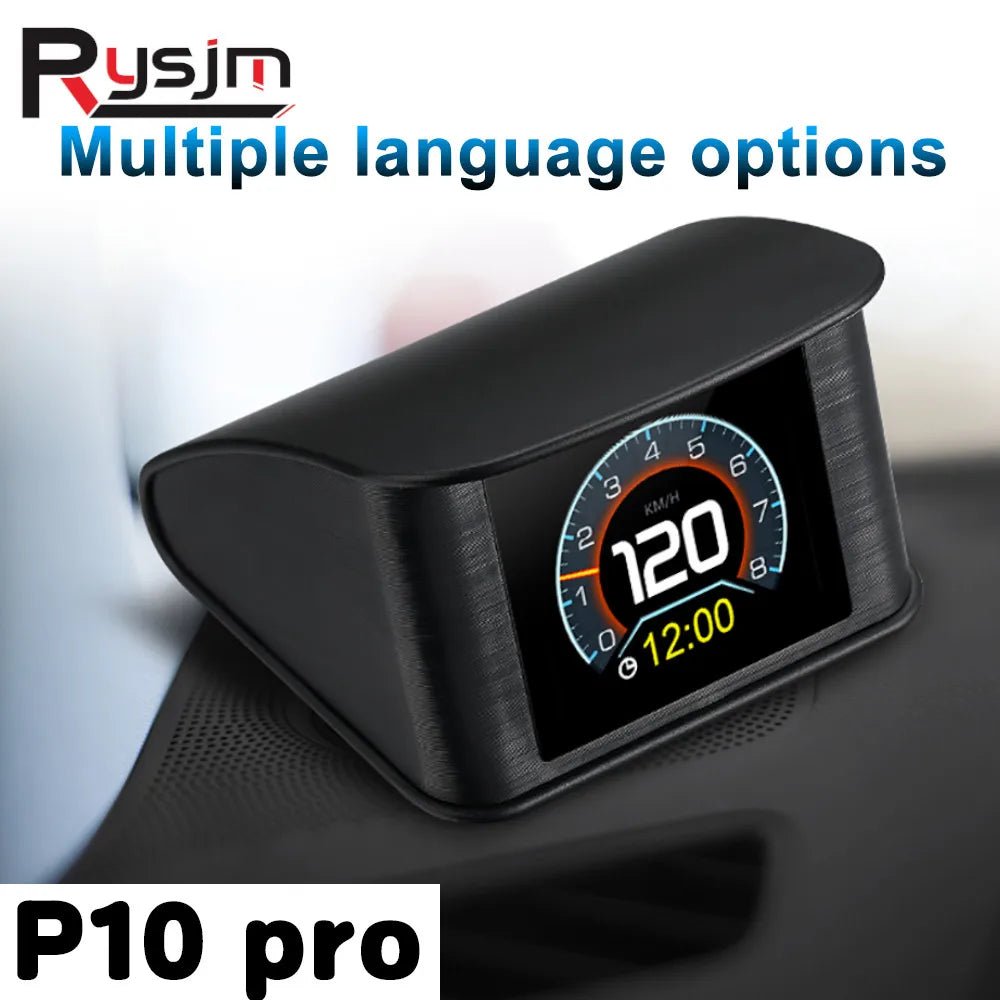 Car HUD Heads Up Display OBD2 GPS 5.5" Color Speedometer RPM Temperature... — View 10
