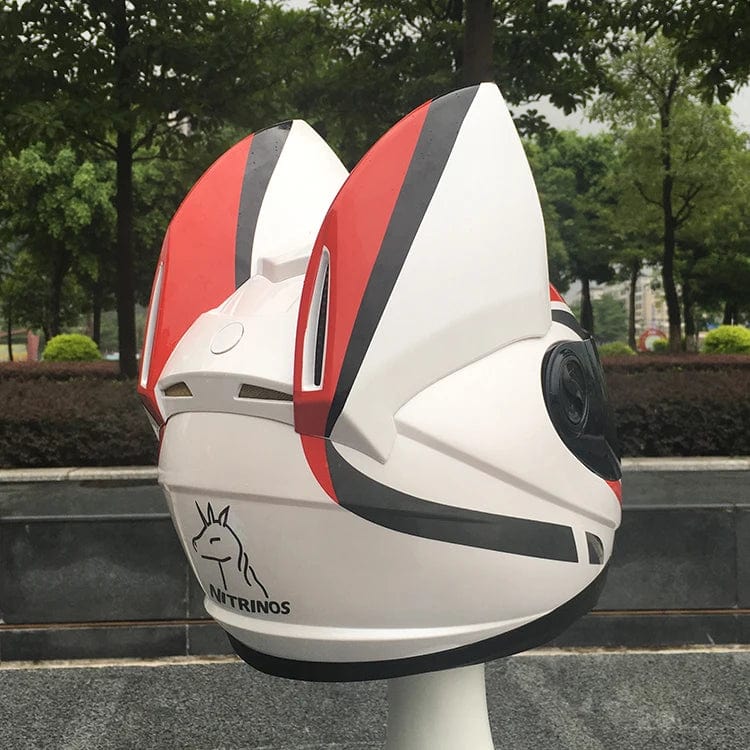 Cat Ear Motorcycle Helmet | Detachable Casco Moto Helmet | Full Face Fashion Helmet - Homebound Essentials