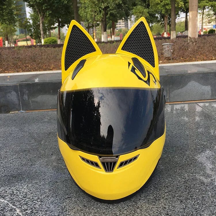 Cat Ear Motorcycle Helmet | Detachable Casco Moto Helmet | Full Face Fashion Helmet - Homebound Essentials