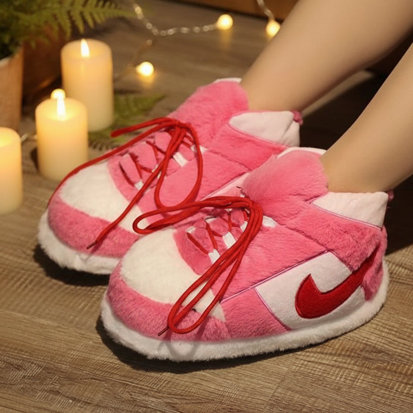 Comfy Jordan Max Plush Sneaker Slipper House Shoes - Homebound Essentials