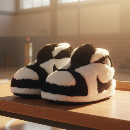 Jordan Max Air Retro Sneaker Slipper Dunk House Shoes Plush Comfort Non-Slip Indoor Unisex Gift