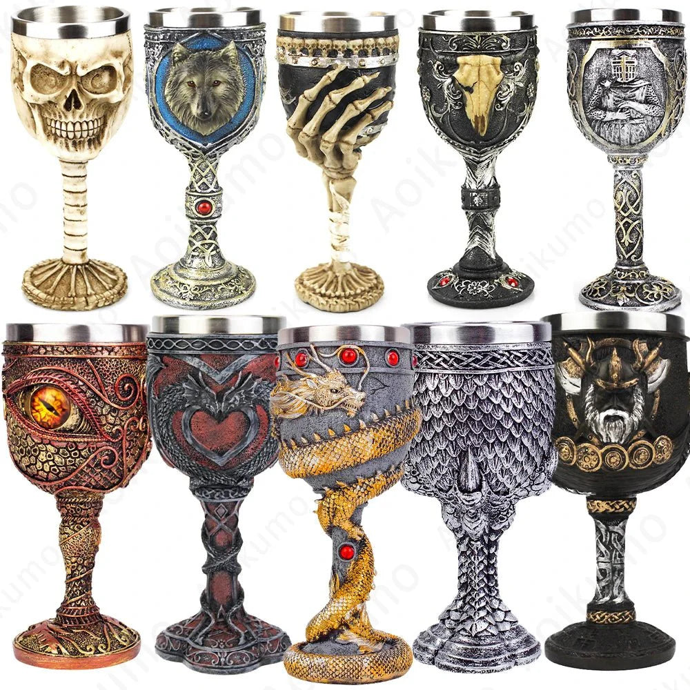 DarkFang Gothic Wine Goblet - Homebound Essentials