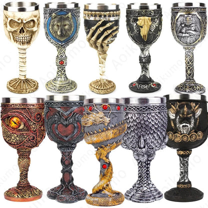 DarkFang Gothic Wine Goblet - Homebound Essentials