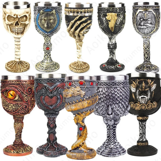 DarkFang Gothic Wine Goblet - Homebound Essentials