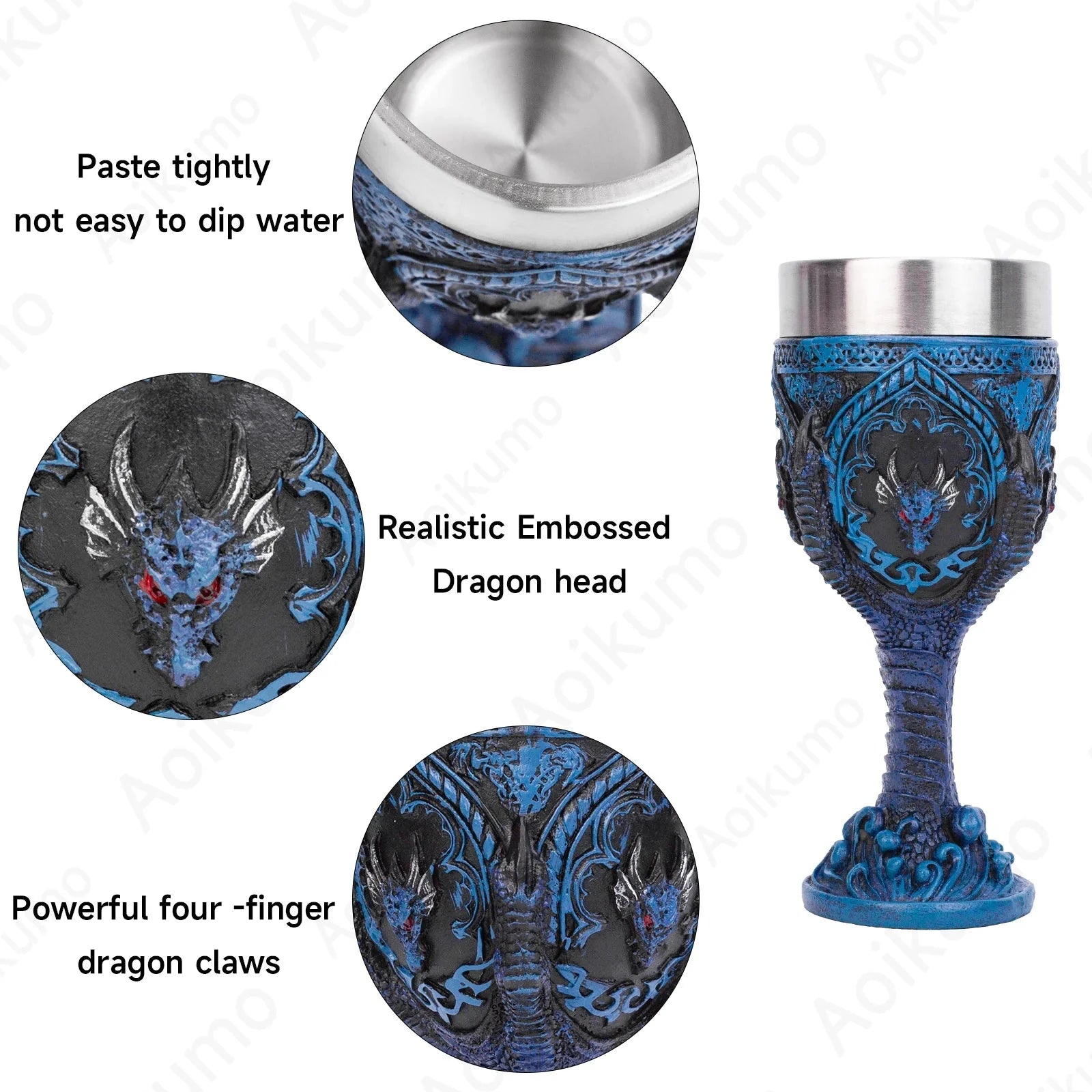 DarkFang Gothic Wine Goblet - Homebound Essentials