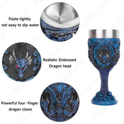 DarkFang Gothic Wine Goblet - Homebound Essentials