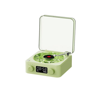 Retro Turntable Bluetooth 5.0 Speaker with RGB Ambient Light and Nature Sounds - GiftWave.co