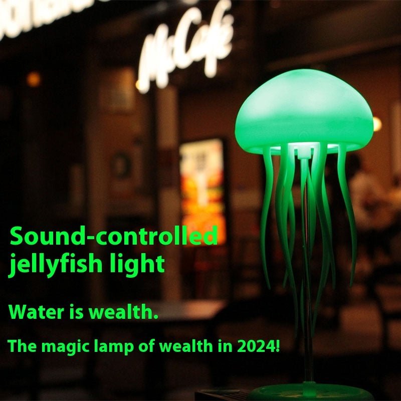 Jellyfish Lamp Bluetooth Speaker – 16 Color LED Aquarium Mood Night Ligh... — View 6