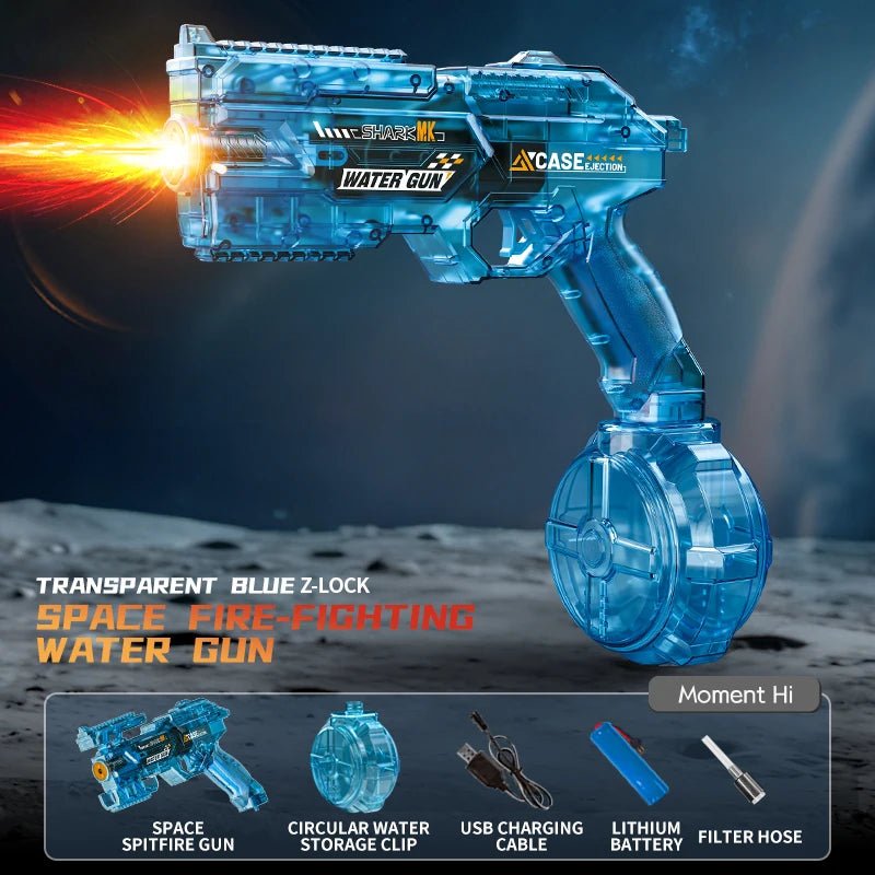 Electric Water Gun Automatic Water Blaster Powerful Squirt Toy for Adult... — View 12