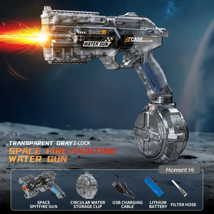 Electric Water Gun Automatic Water Blaster Powerful Squirt Toy for Adult... — View 13