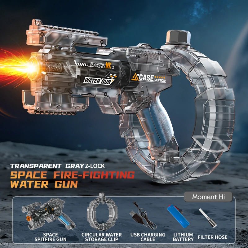 Electric Water Gun Automatic Water Blaster Powerful Squirt Toy for Adult... — View 11
