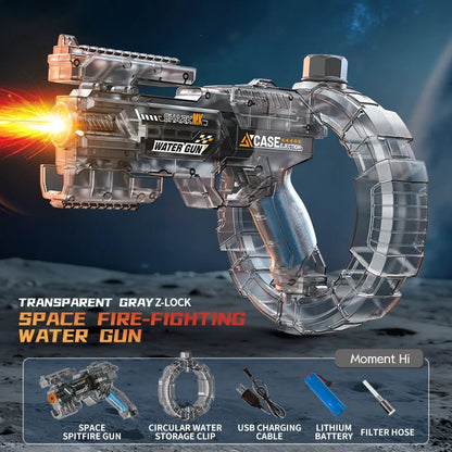 Electric Water Gun Automatic Water Blaster Powerful Squirt Toy for Adult... — View 11