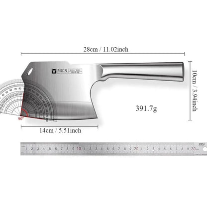 Forged Bone Cutting Knife - Special Knife for Bone Chopping, Thickened and Weighted - Homebound Essentials